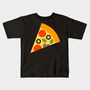 Colorful Yummy Pizza Icon Kids T-Shirt